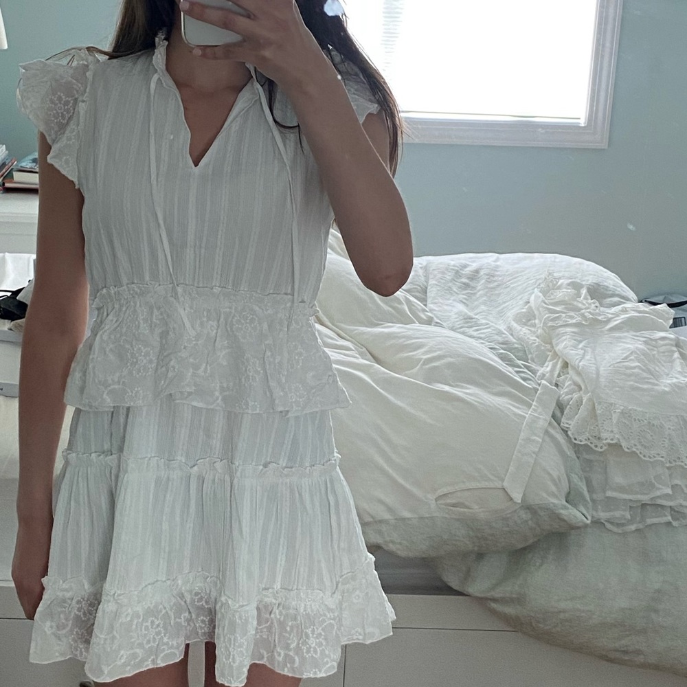 Eyelet Ruffle Dress - Picture 3 of 4